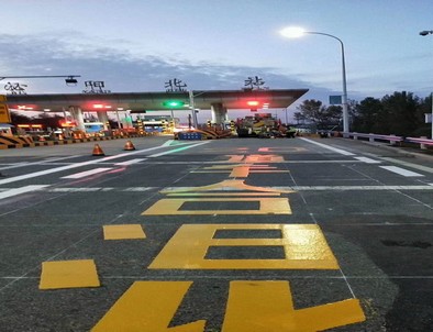鸡西鸡西高速道路划线施工